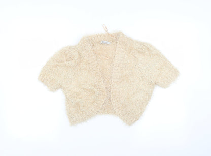 Peacocks Womens Beige   Cardigan Jumper Size M
