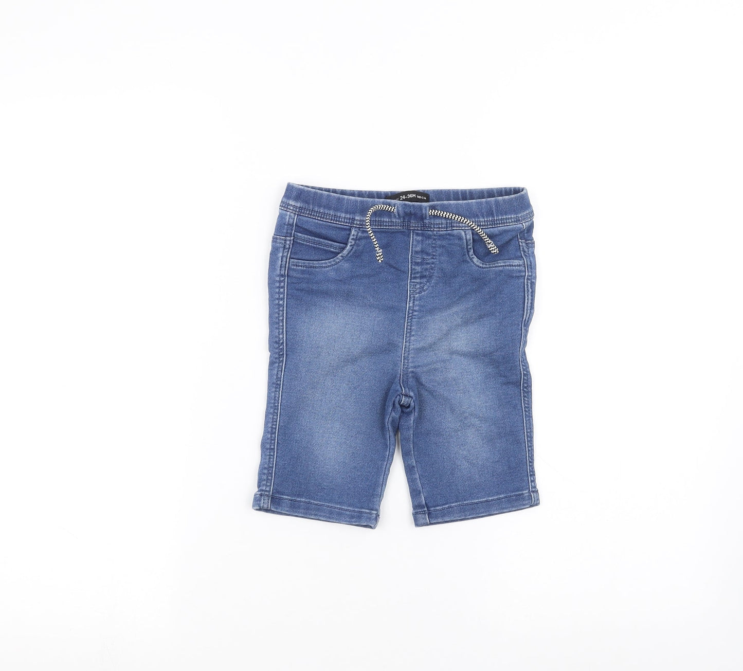 baby boy Boys Blue  Denim Bermuda Shorts Size 2 Years