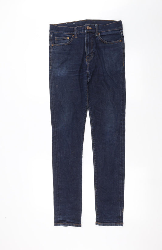 Preworn Womens Blue  Denim Skinny Jeans Size 30 in L30 in