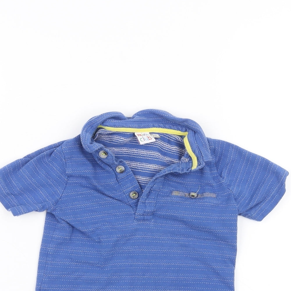 Mini Club Baby Blue   Basic Polo Size 18-24 Months
