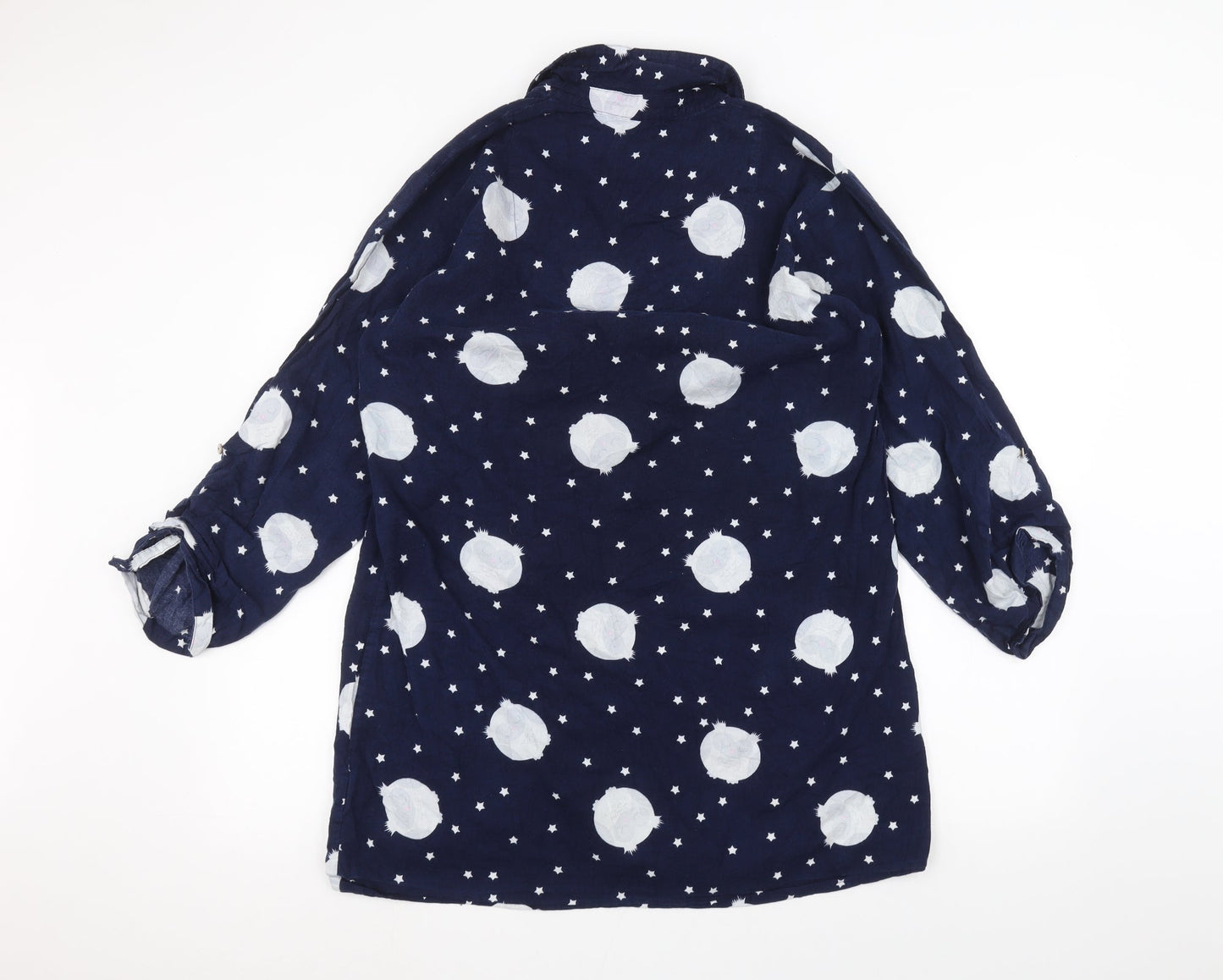 Marks and Spencer Womens Blue   Basic Button-Up Size 12