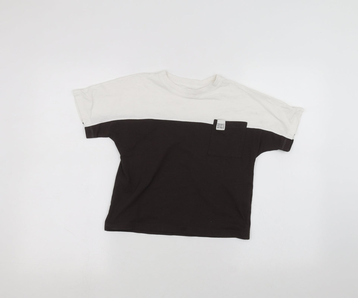 Zara Womens White   Basic T-Shirt Size 6