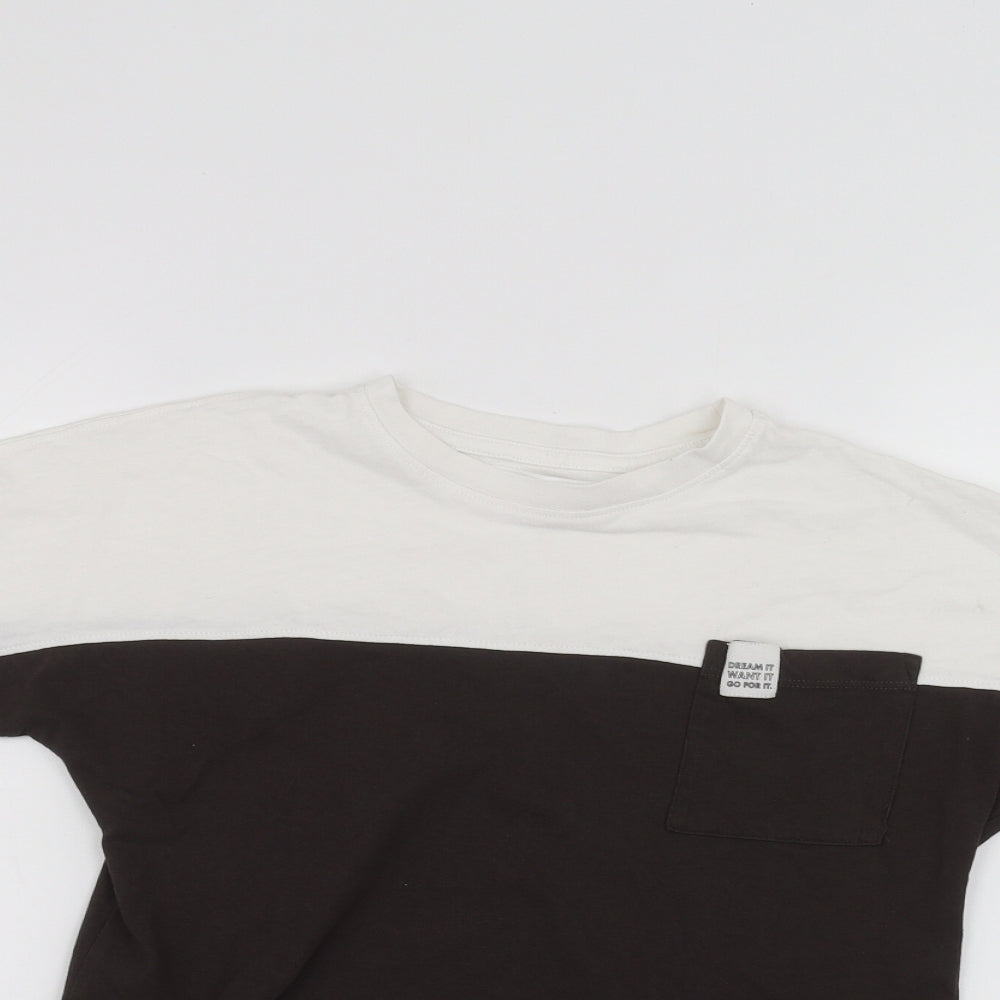 Zara Womens White   Basic T-Shirt Size 6