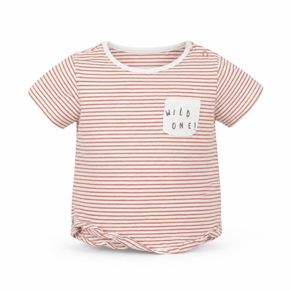 TU Baby White Striped  Basic T-Shirt Size 18-24 Months