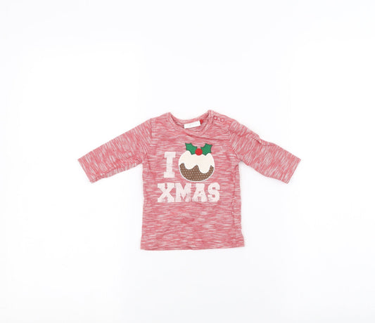 NEXT Baby Red   Basic T-Shirt Size 0-3 Months