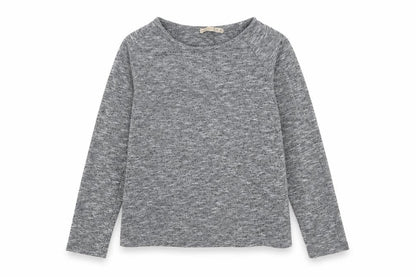 Front view of Atmosphere women’s grey basic t-shirt, size UK 10