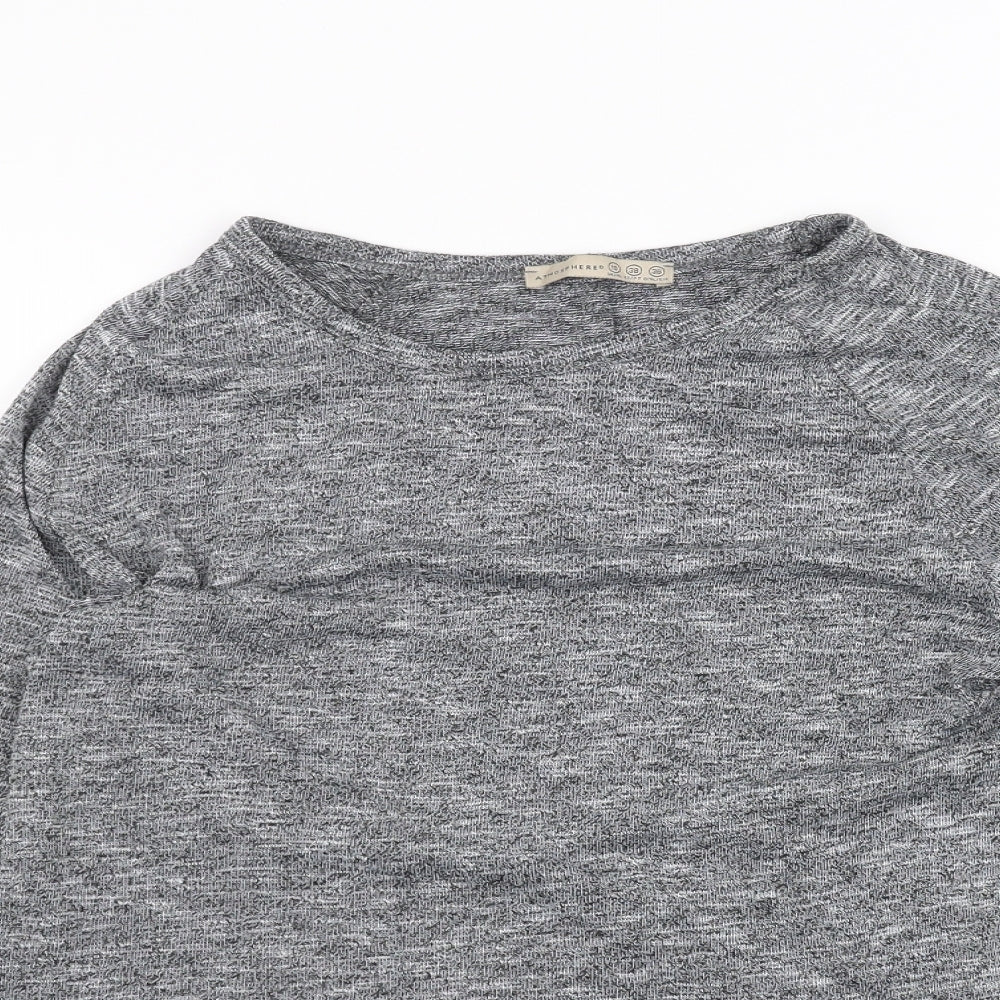 Atmosphere Womens Grey   Basic T-Shirt Size 10