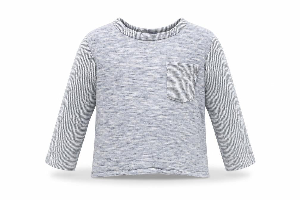 George Baby Blue Striped  Basic T-Shirt Size 12-18 Months