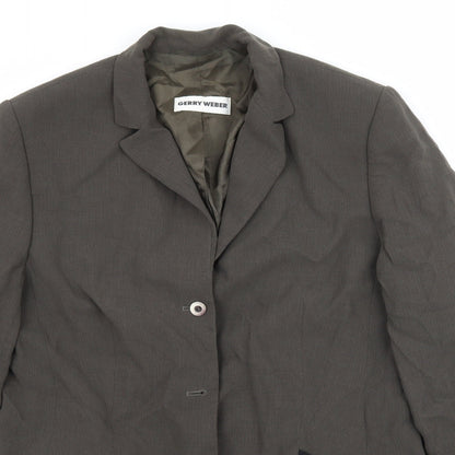 Preloved Gerry Weber Mens Green   Jacket Suit Jacket Size 42 - Detail