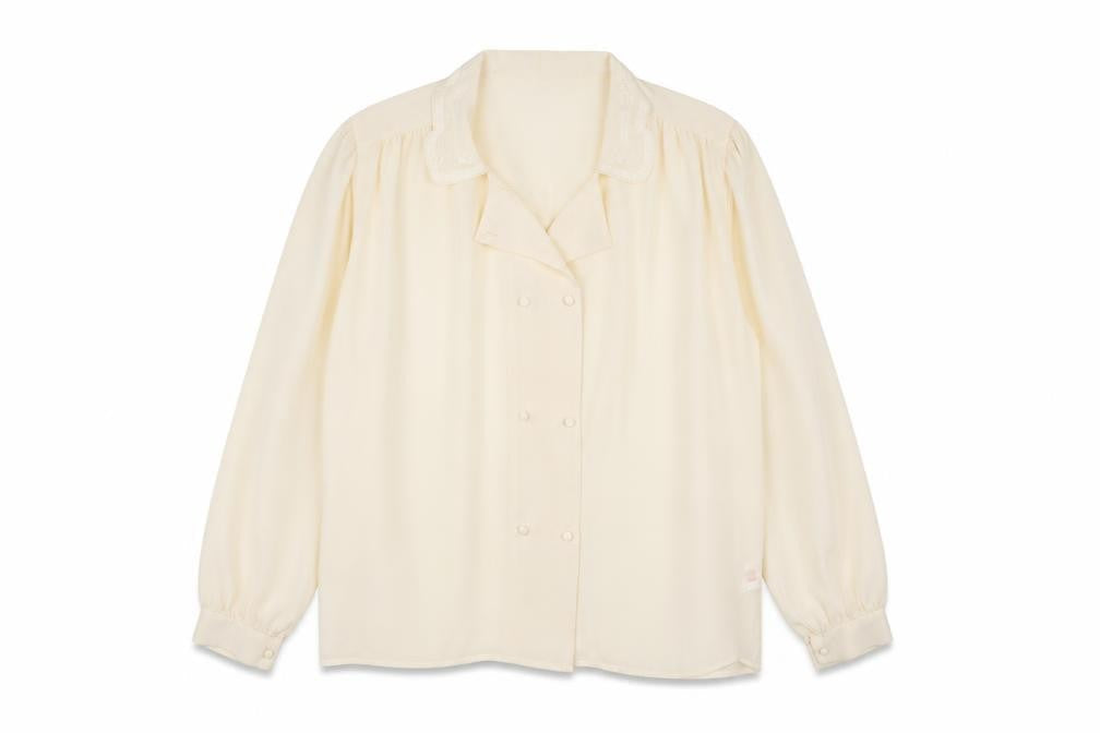 St Bernamrd Womens Ivory   Basic Button-Up Size 18