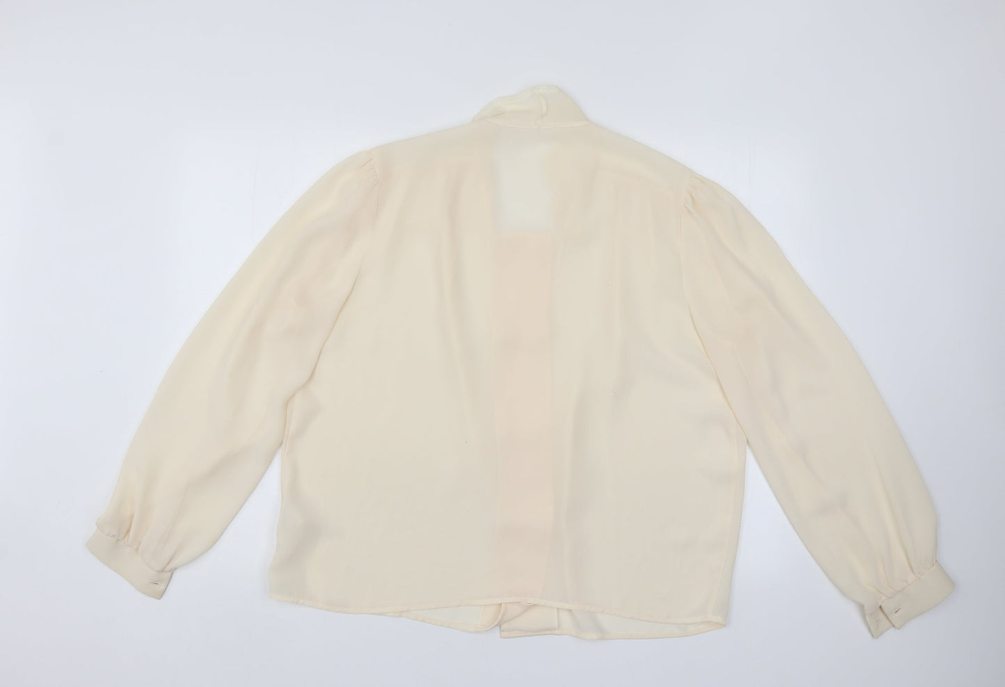 St Bernamrd Womens Ivory   Basic Button-Up Size 18