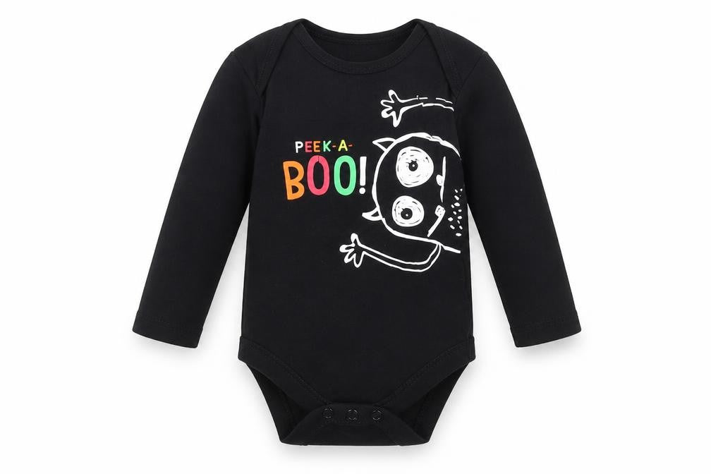 F&F Boys Black   Romper One-Piece Size 6-9 Months