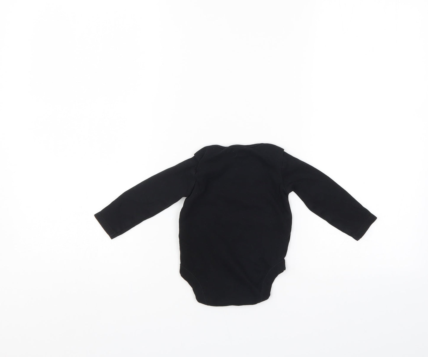 Fred & Flo Boys Black   Romper One-Piece Size 6-9 Months