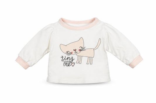 Primark Girls White   Pullover Jumper Size 3-6 Months