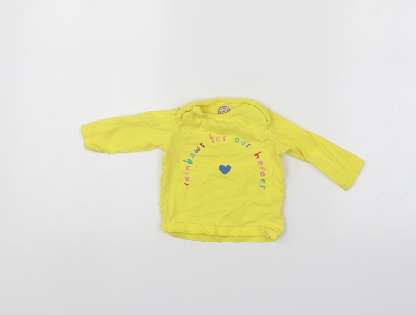 F&F Baby Yellow   Pullover Jumper Size 0-3 Months