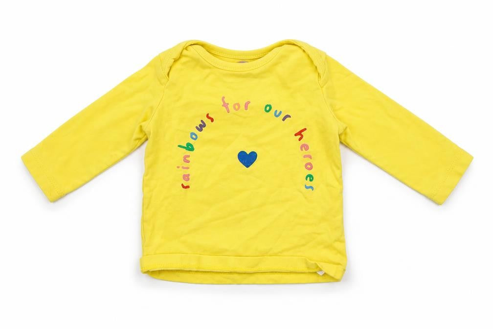 F&F Baby Yellow   Pullover Jumper Size 0-3 Months