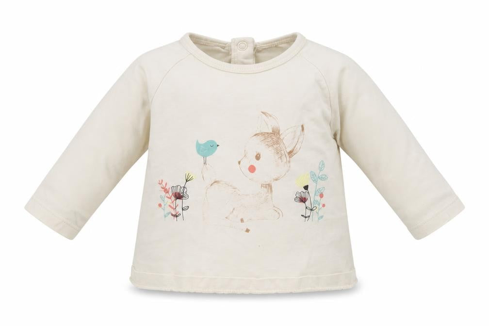 Pep & Co Girls White   Pullover Jumper Size 3-6 Months