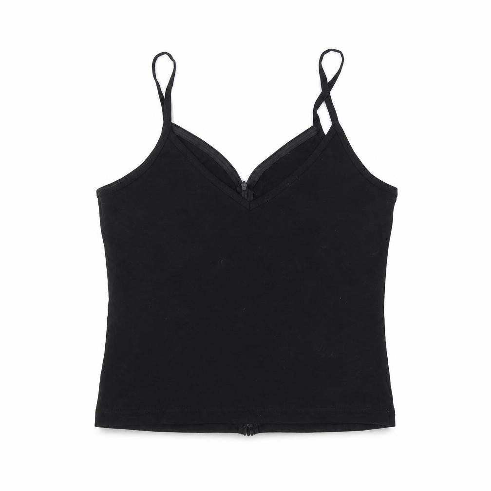 Minin Womens Black   Camisole Blouse Size L