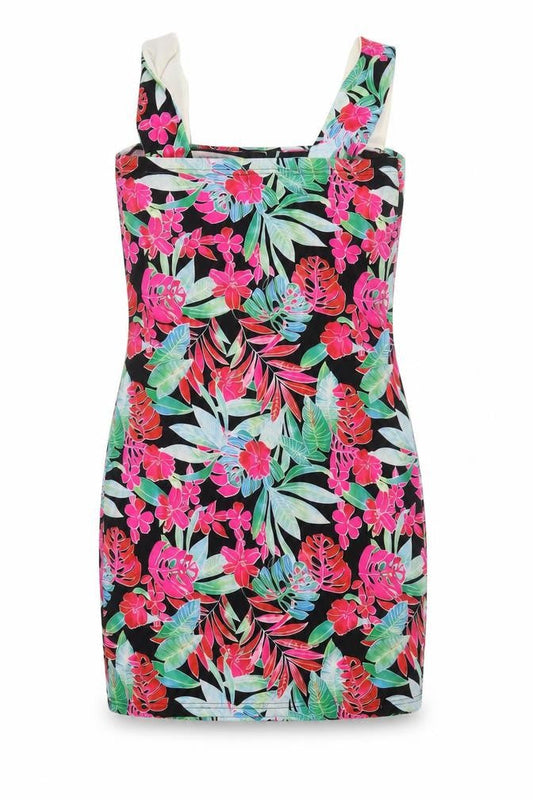 Resort Womens Multicoloured Floral  Mini  Size 14