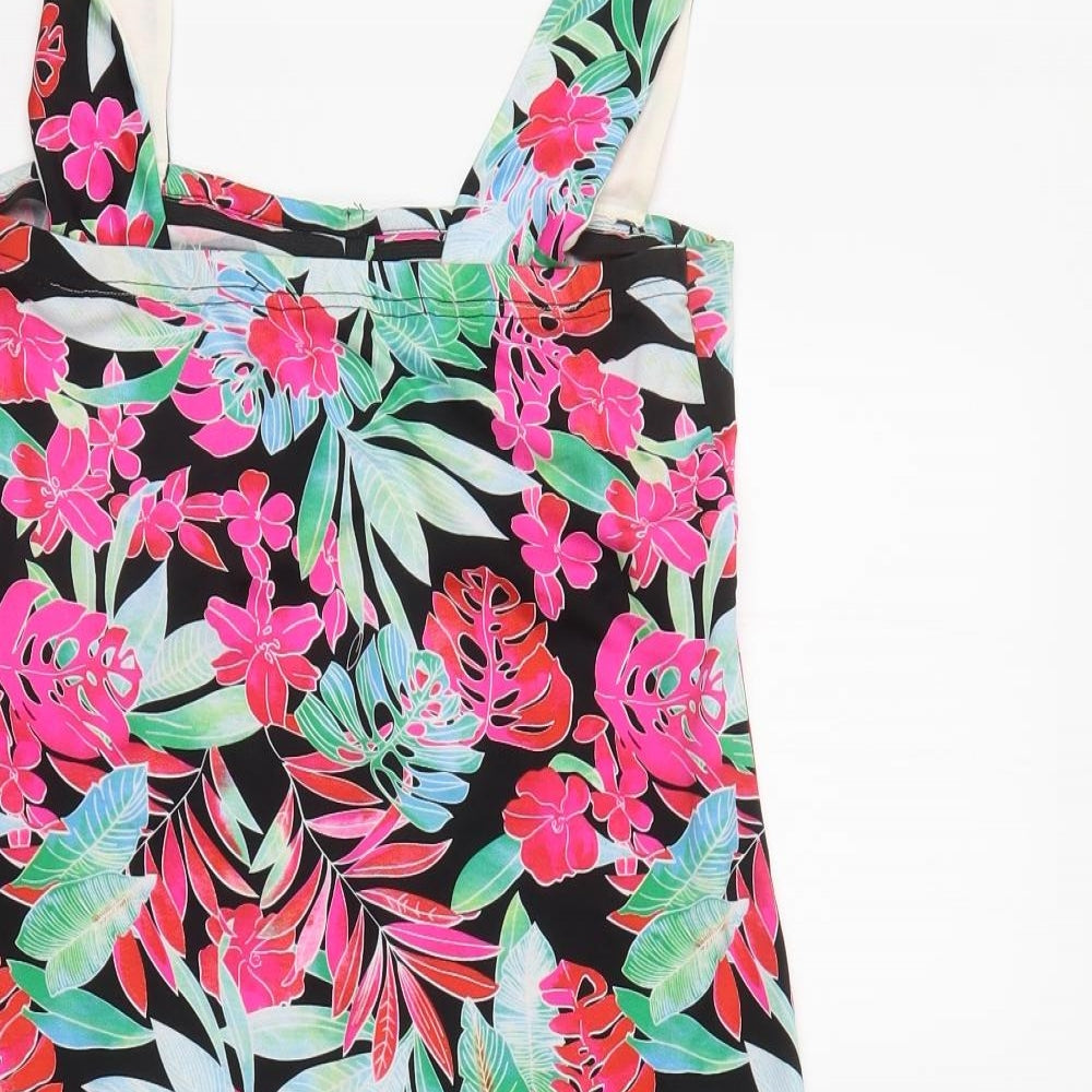 Resort Womens Multicoloured Floral  Mini  Size 14