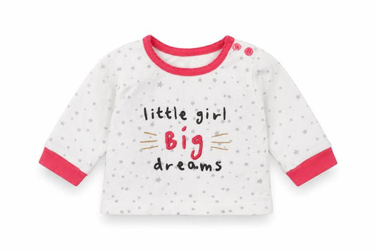 Primark Girls White   Pullover Jumper Size 0-3 Months
