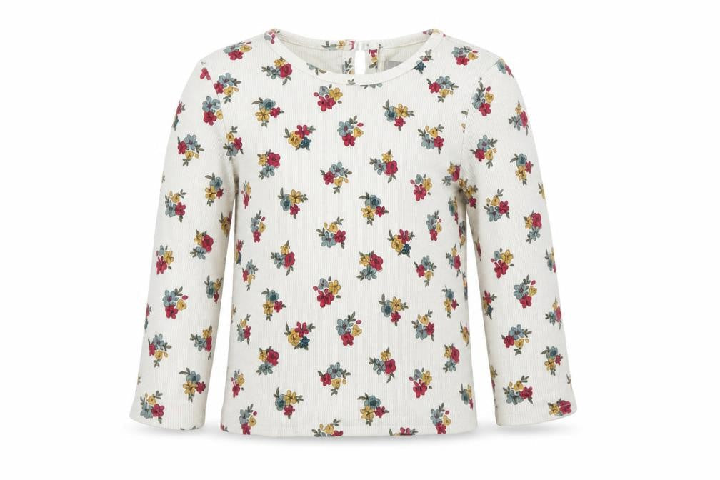 Primark Girls White Floral  Pullover Jumper Size 18-24 Months