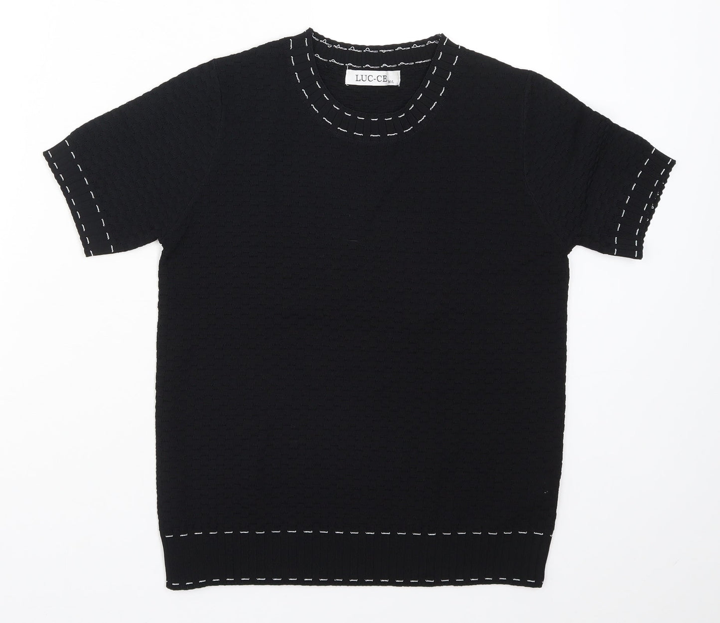 Luc-Ce Womens Black   Basic T-Shirt Size M