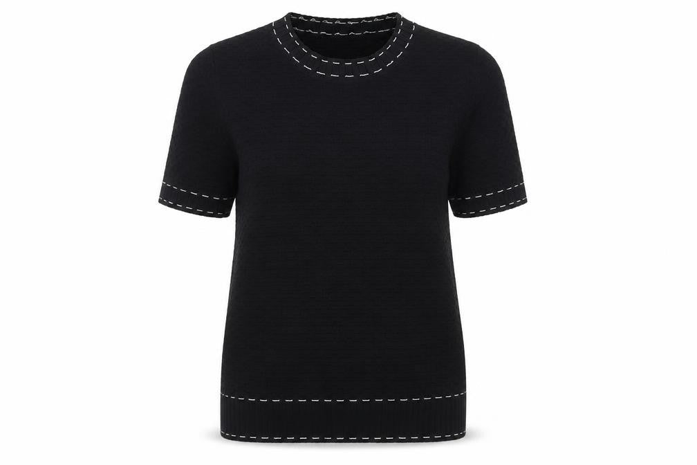 Luc-Ce Womens Black   Basic T-Shirt Size M