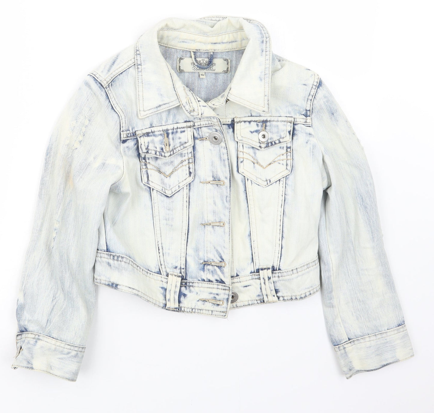 Urban Bliss Womens Blue  Denim Jacket  Size 10