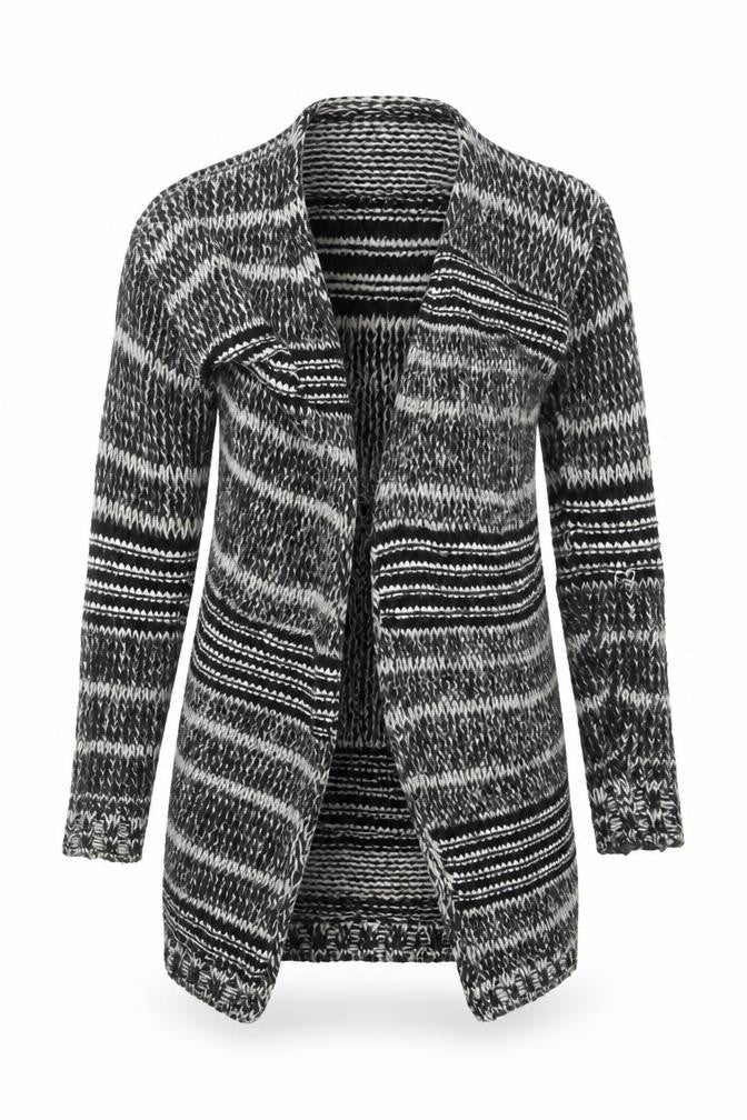 New Look Womens Black  Knit Cardigan Jumper Size 8
