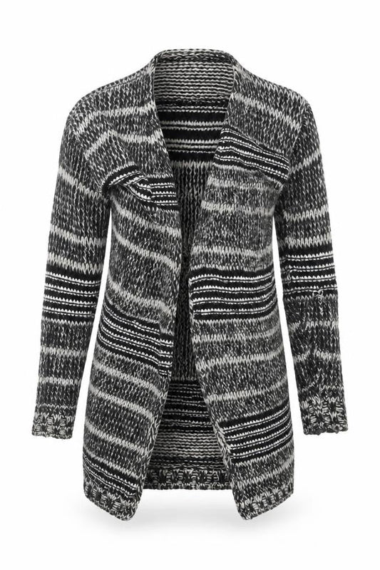 New Look Womens Black  Knit Cardigan Jumper Size 8