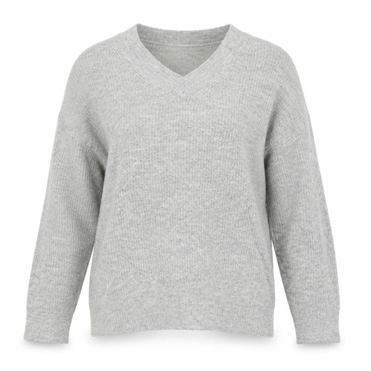 New Look Womens Grey  Knit Pullover Jumper Size S