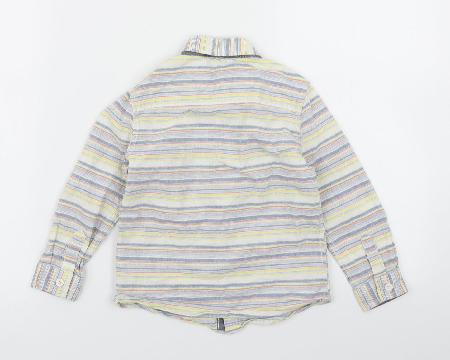 Autograph Boys Yellow Striped  Basic Button-Up Size 3-4 Years