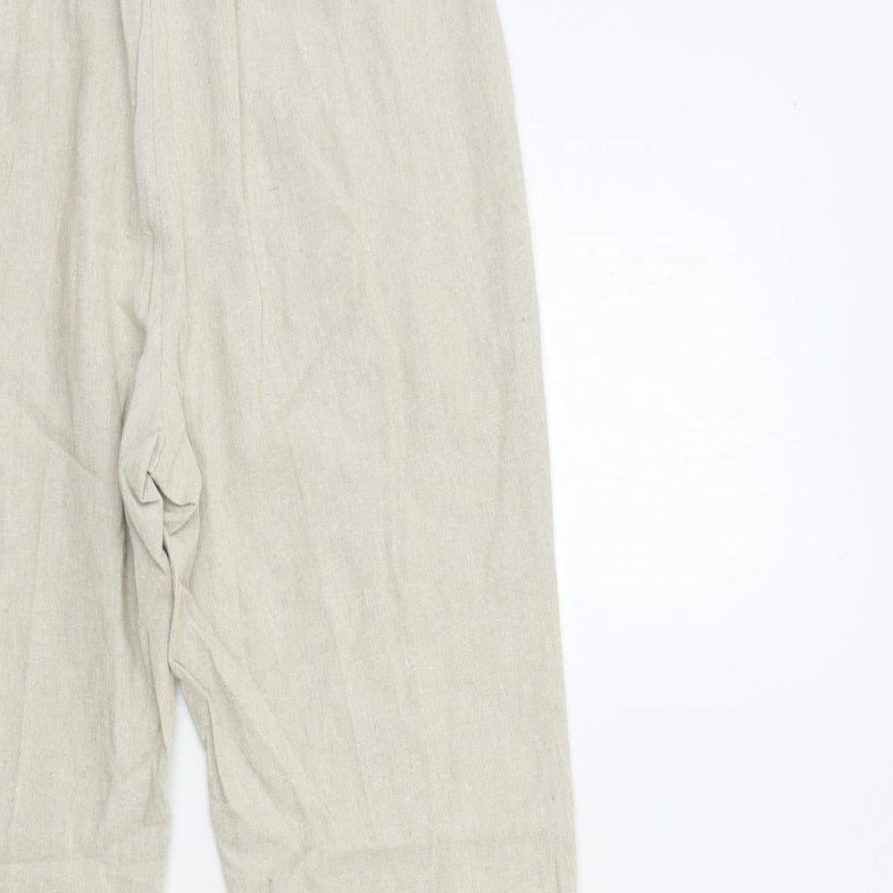 BHS Womens Beige   Trousers  Size 10 L26 in
