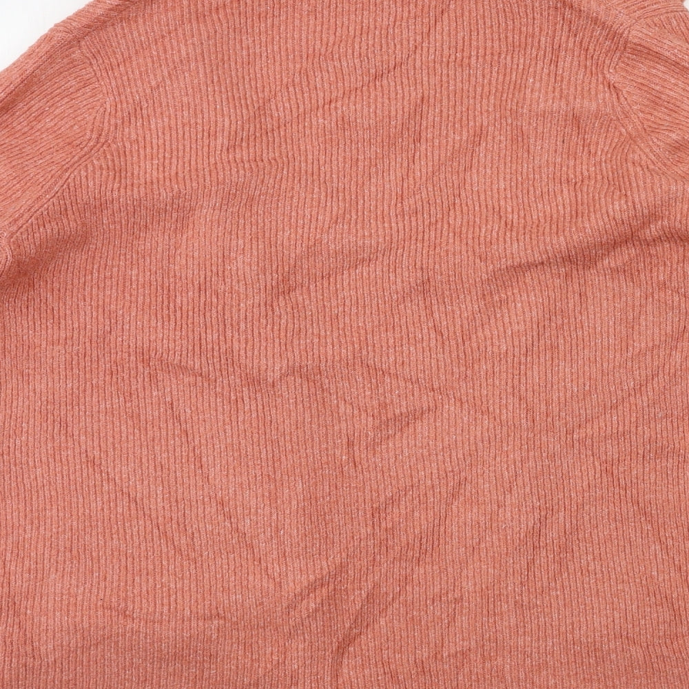 Marks and Spencer Womens Pink  Knit Cardigan Jumper Size M