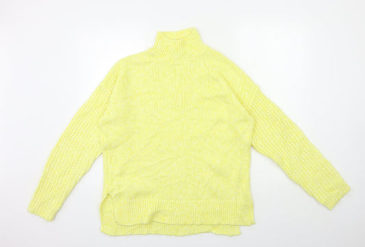 Marks and Spencer Womens Yellow  Knit Pullover Jumper Size M