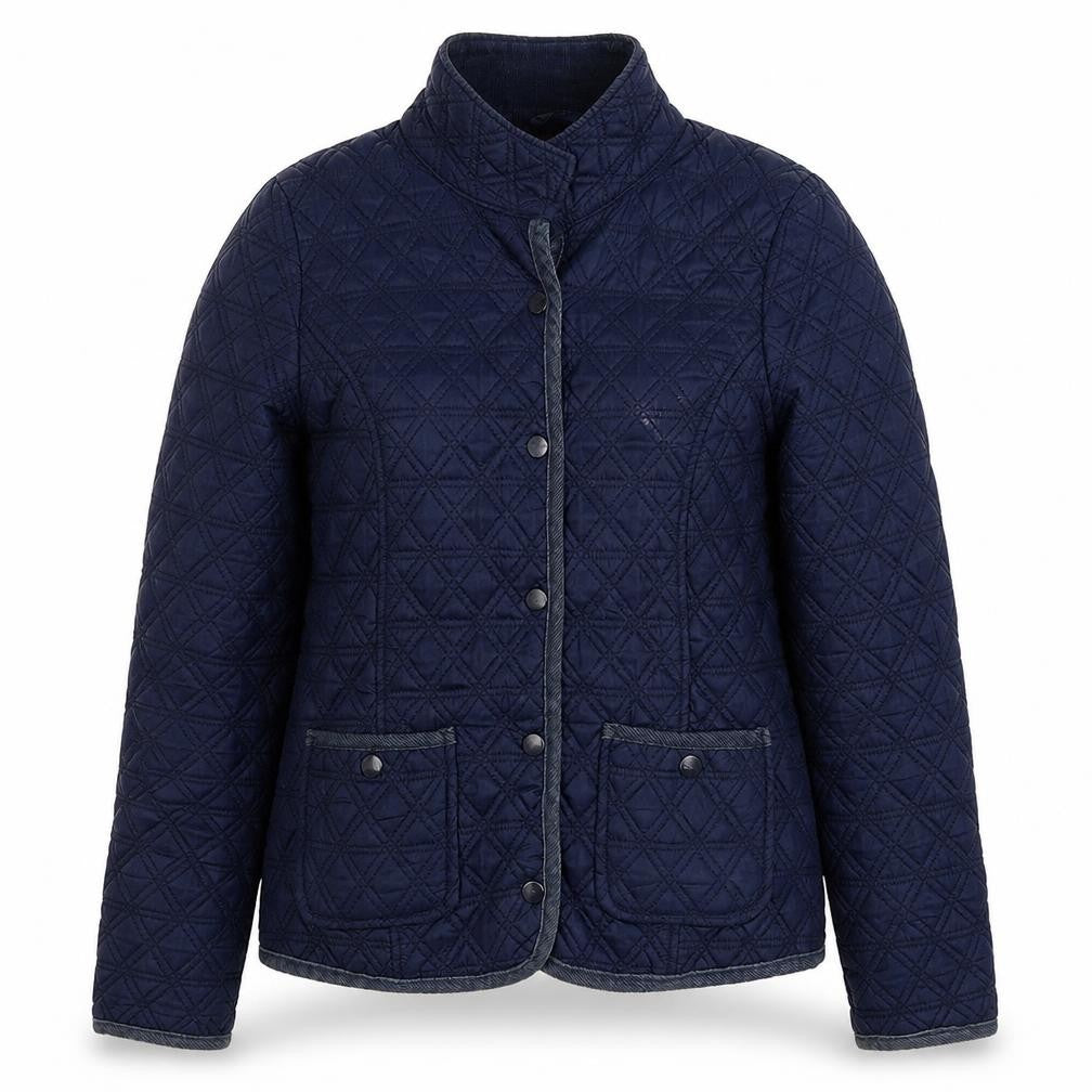 Denim & Co. Womens Blue   Jacket Coat Size 10