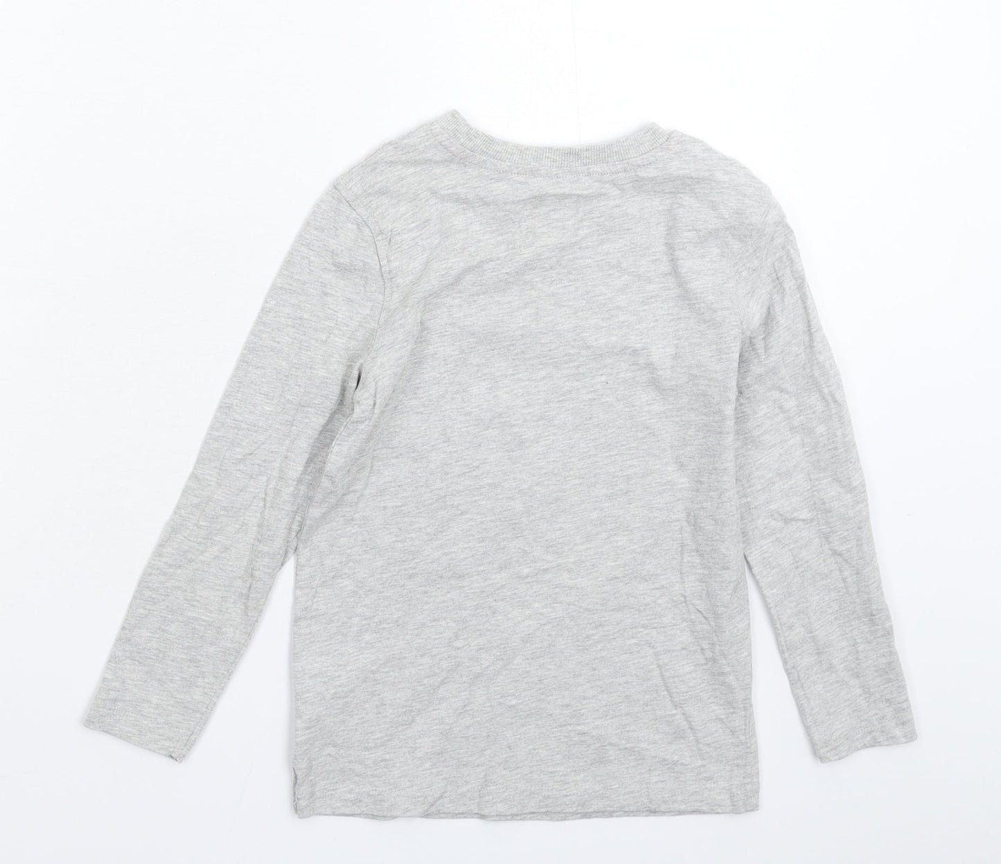 George Boys Grey   Basic T-Shirt Size 5-6 Years