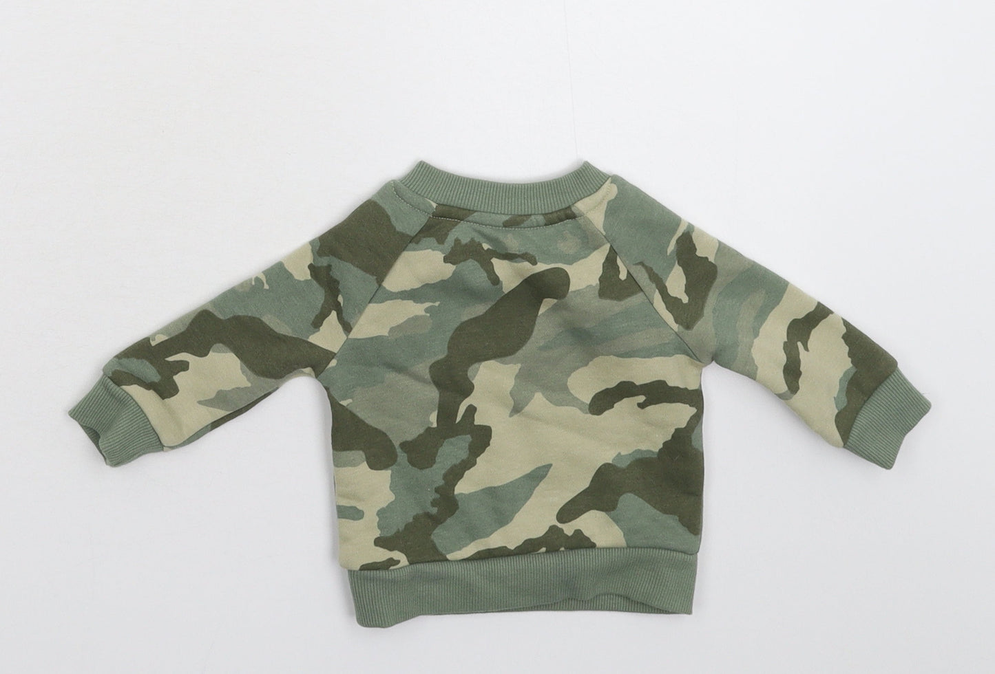 Primark Boys Multicoloured Camouflage  Pullover Jumper Size 0-3 Months  - Sweatshirt