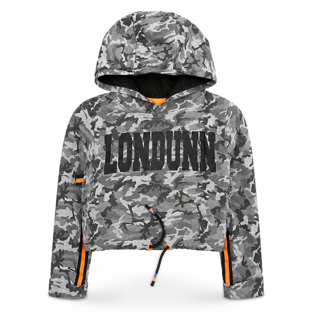 Marks & Spencer Girls Multicoloured Camouflage  Cape Hoodie Size 9-10 Years