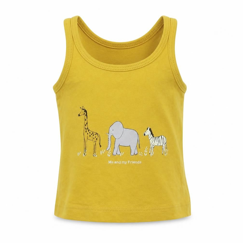 Primark Baby Yellow   Basic Tank Size 0-3 Months