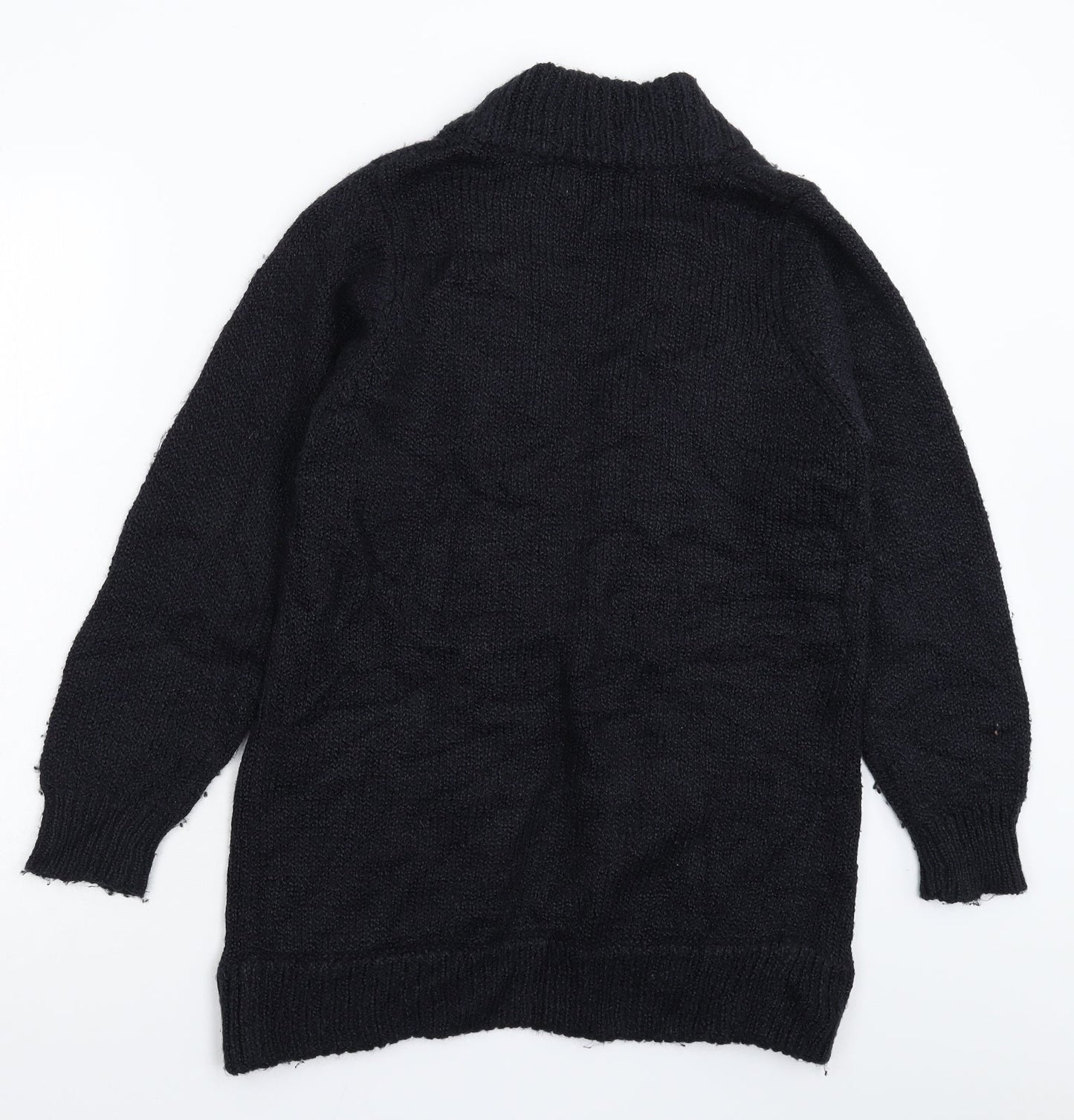 Hamells Womens Black  Knit Cardigan Jumper Size M