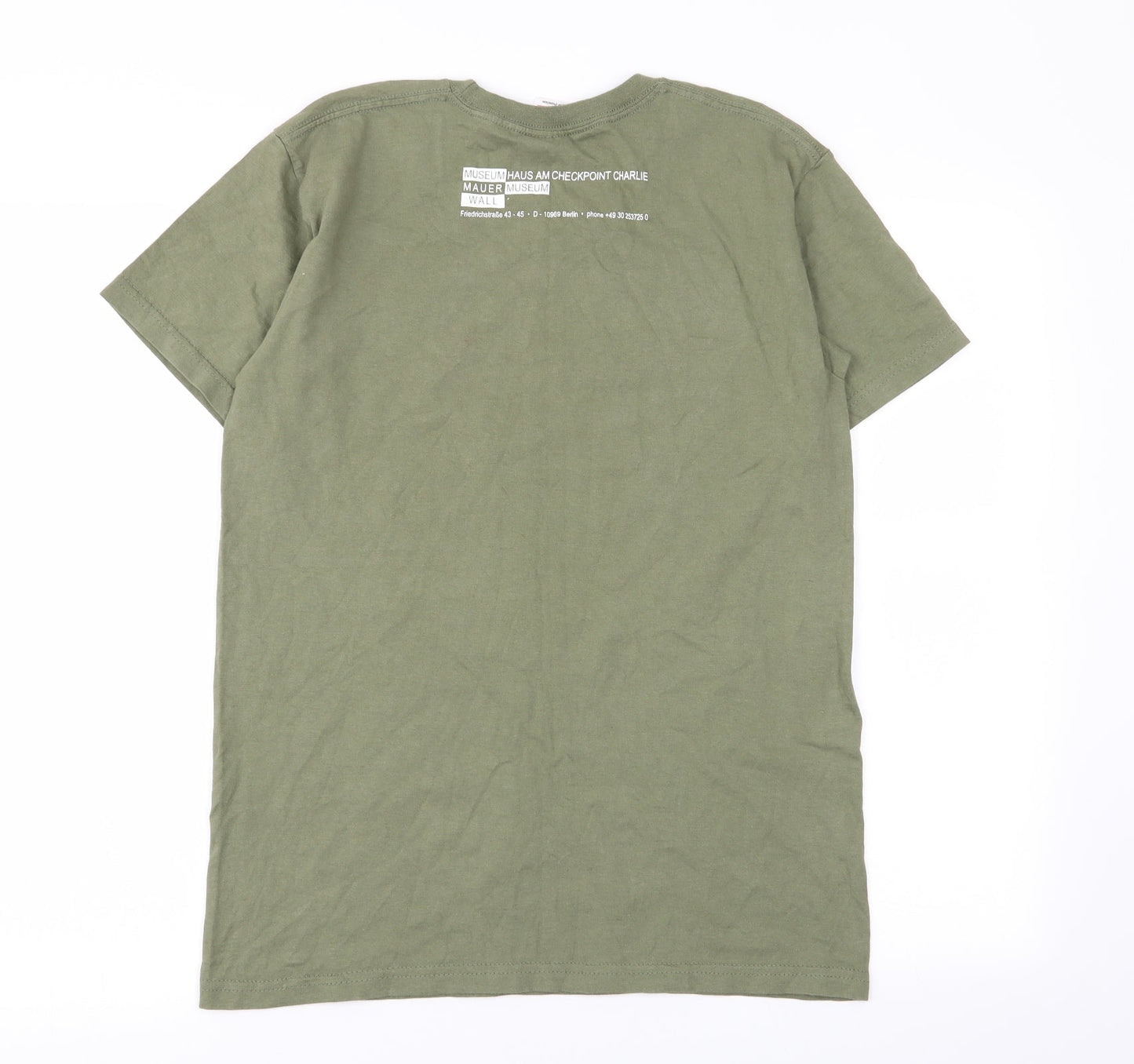 Fruit of the Loom Mens Green    T-Shirt Size S