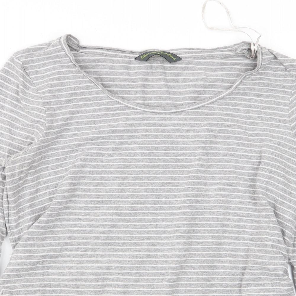 Blooming Marvellous Womens Multicoloured Striped  Basic T-Shirt Size M