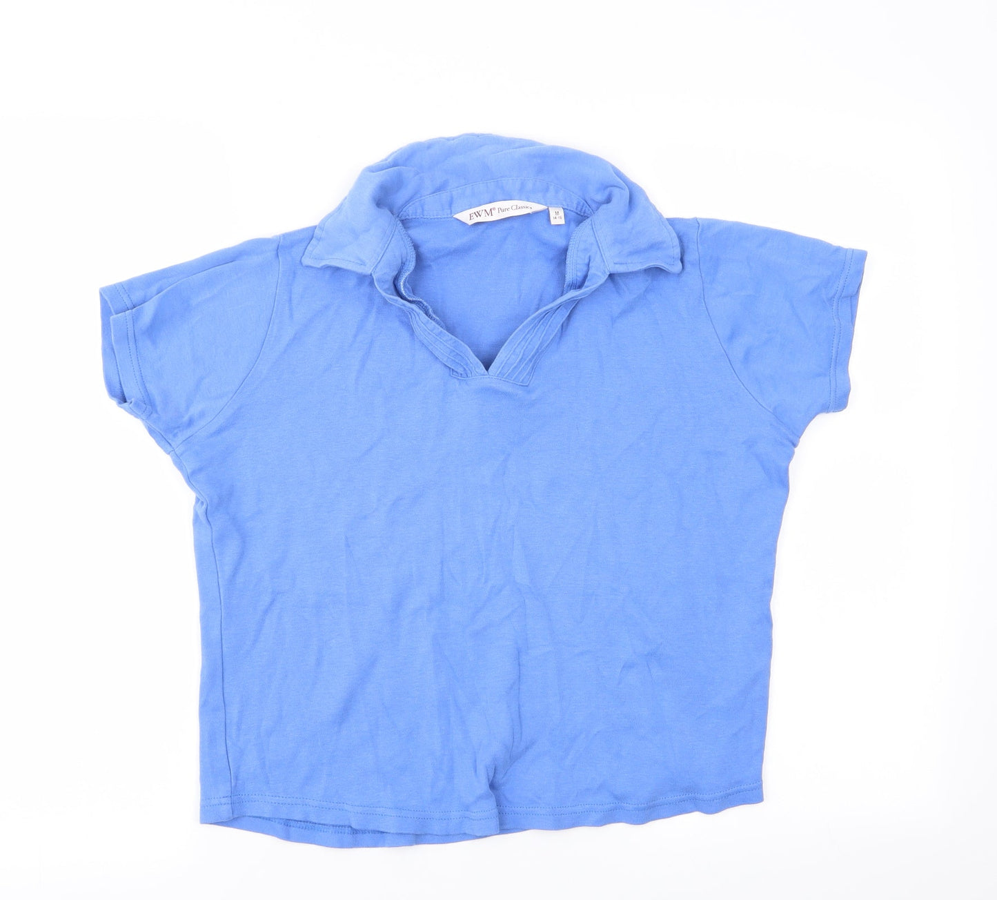 EWM Womens Blue   Basic Polo Size 14