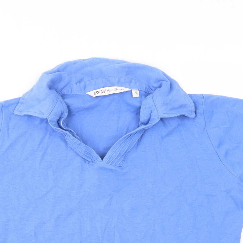EWM Womens Blue   Basic Polo Size 14