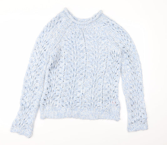 Topshop Womens Blue   Pullover Jumper Size XS