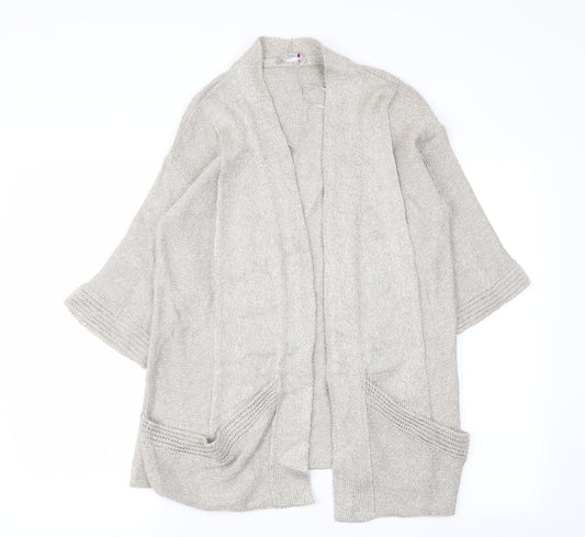 Per Una Womens Grey   Cardigan Jumper Size S