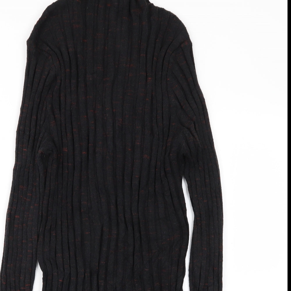 Topshop Womens Black   Basic T-Shirt Size L