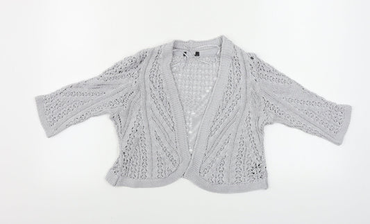 Preworn  Womens Grey   Cardigan Jumper Size 10